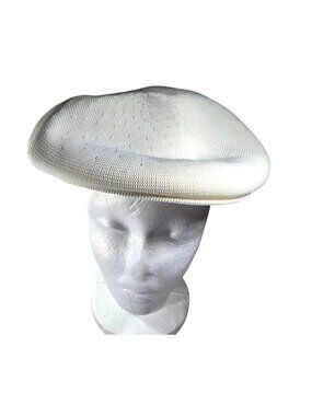 Kangol Tropic 7100 Hat Large Made In Great Britain Beige Flat Cap
